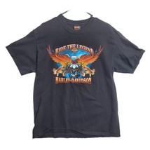 Ted&#39;s Harley Davidson Alton IL Spread Eagle Ride The Legend SZ Large - £11.83 GBP