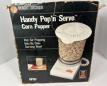 Black &amp; Decker Handy Pop n&#39; Serve Corn Popper HP50 Popcorn 1989 VTG Vint... - $74.95