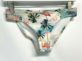 Bongo Flamingo Swim Suit Bottoms Juniors Tropical Multicolor NEW S/CH - £23.08 GBP