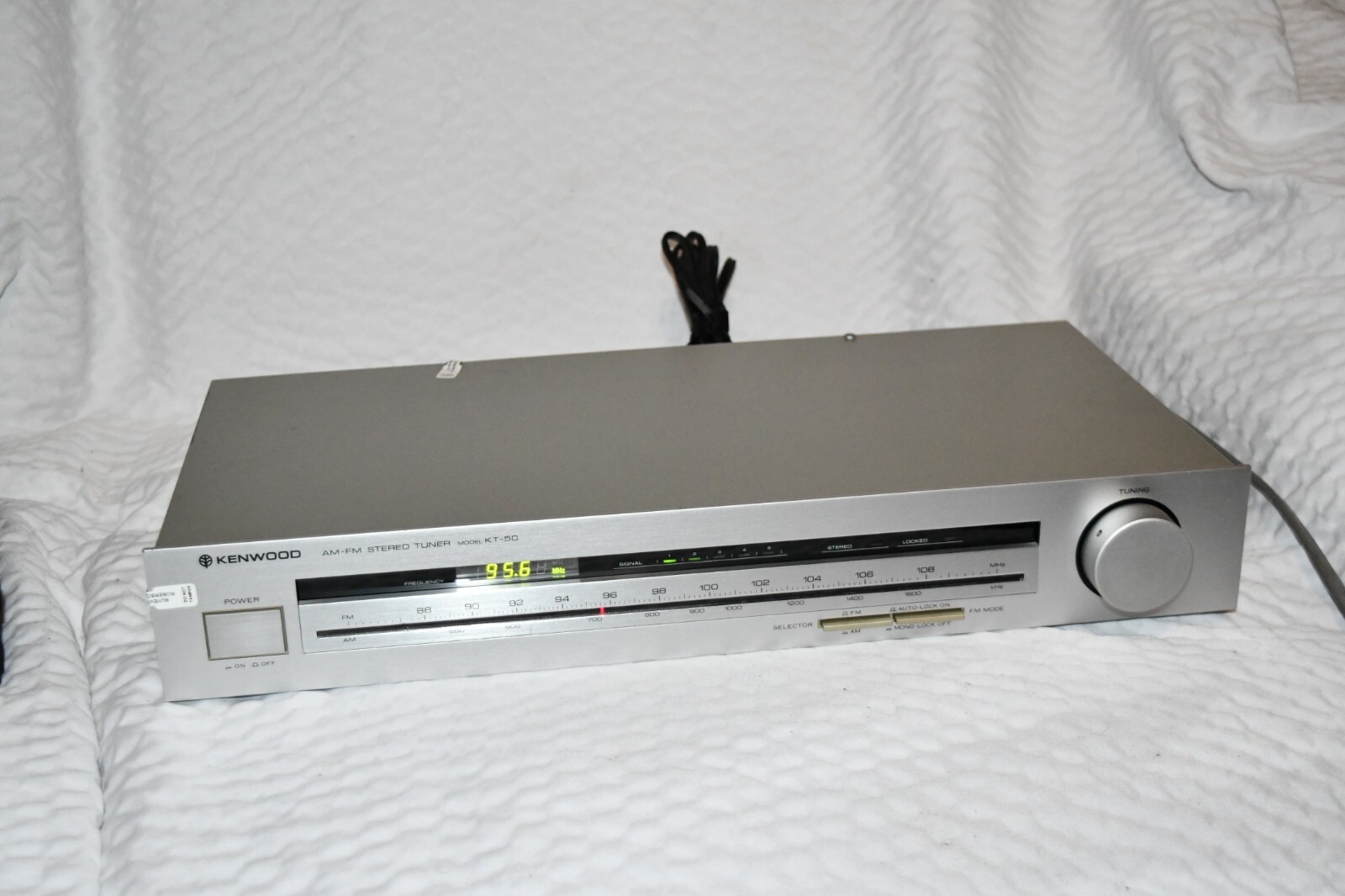 Vintage Kenwood KT-50 Tuner Clean rare 517A2B - $181.09