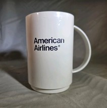 Vtg American Airlines Coffee Cup First Class Plastic Print - $5.93