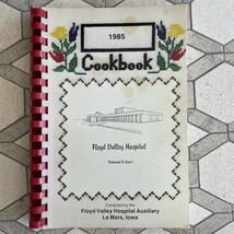 1985 Floyd Valley Hospital Cookbook - Le Mars, Iowa - £27.68 GBP