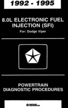 1992 1993 1994 1995 Dodge Viper 8.0L Électronique Carburant Injection Powertrain - £47.18 GBP