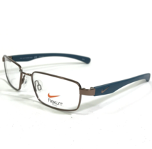 Nike Eyeglasses Frames with Flexon 4633 247 Brown Blue Rectangular 49-16-130 - £70.46 GBP