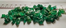 83.50cts NaTuRaL EMERALD Transparent Rough Grass Green Valuable Color Zambia - £1,948.25 GBP
