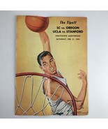 February 21 1959 NCAA Basketball UCLA vs Stanford The Tipoff Official Pr... - £37.33 GBP