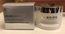 2 IT Cosmetics Bye Bye Makeup 3 in 1 Melting Cleansing Balm Skin Softening Serum - $36.63