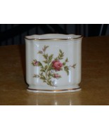 Vintage Rosenthal Germany Moliere Moss Rose Toothpick Holder 2.5 inch - £9.58 GBP