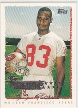 G) 1995 Topps Football Trading Card J.J. Stokes #227 Draft Pick - £1.48 GBP