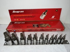 Snap-on Tools 11pc Tamper Resistant Torx Plus Bit Socket Set T8-T25 , T27-T55 - $420.75