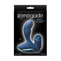 Renegade Mach II Prostate Massage w/Remote Blue - $41.98