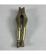 Vintage Solid Brass Woman&#39;s Lady Torso Bare Legs Nutcracker - $20.69 CAD