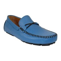 Men's Driving Shoes GENIO Turkey Casual Dress Genuine Leather 120747871 Blue image 6