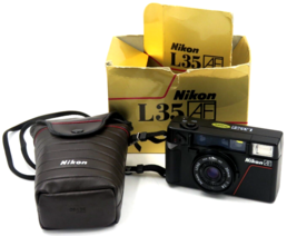 Nikon L35AF 35mm Point and Shoot Film Camera 1000 ISO Film L35 AF - SEE ... - $197.95