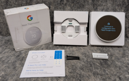 Google Nest Thermostat - Smart Programmable Wi-Fi Thermostat - Snow White - $52.99