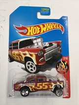 Hot Wheels &#39;55 Chevy Bel Air Gasser #12 HW Flames Red - £3.76 GBP