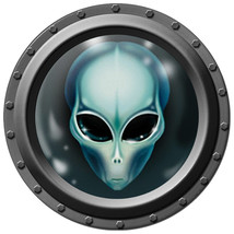 Alien- Space Porthole Wall Decal - £11.19 GBP