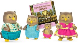 Lil Woodzeez Whooswhoo Owl Family Birds Animal Toy Set Posable Book Pare... - $27.77 CAD