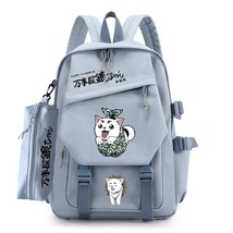 Gintama  Backpack High Quality Waterproof Nylon School Bag Big Student Bag Cute  - £120.37 GBP