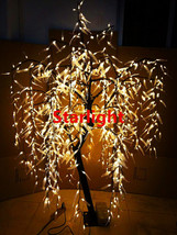 6ft Warm White LED Willow Tree Outdoor Christmas/Garden/Wedding/Home Decor - £287.68 GBP