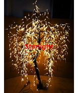 6ft Warm White LED Willow Tree Outdoor Christmas/Garden/Wedding/Home Decor - £286.03 GBP