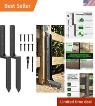 Thickened Fence Post Repair Stakes Kit, Steel Fence Post Anchor, Repair ... - $142.32