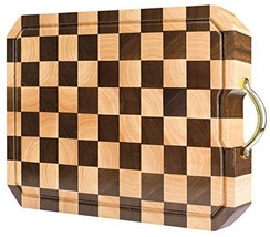 End Grain Cutting Board, Large Walnut/Rubber Wood, Extra Large 20 * 14 * 6/5&quot; - £113.48 GBP