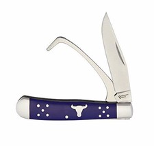 Cattlemans Cutlery Farrier Knife - Stainless Steel Pocket Knife with Hoo... - $24.99