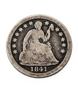 1841-O Seat Half Dime H10C Good Condition Complete Natural Toning Wheels... - €94,36 EUR 1841-O Seat Half Dime H10C Good Condition Complete Natural Toning Wheels... - €94,36 EUR