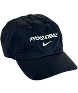 Nike Pickleball Club Cap Heritage86 Black Cotton Dad Hat OS Adjustable D... - $21.99