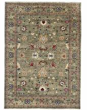 EORC Buy Hand-Knotted Wool Light Green Traditional Classic Bidjar Collection Rug - £779.45 GBP