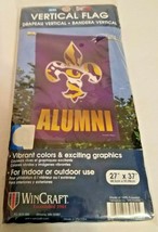 LSU Alumni Vertical Flag 27&quot; x 37&quot; Indoor or Outdoor Use - £13.16 GBP