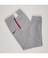 Nike USA Soccer Mens Size XL Knit Pants Grey Blue Red DH4849-050 - £63.85 GBP