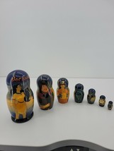Set Of 7 Disney Pocahontas Hand Painted Wooden Russian Nesting Dolls - £49.23 GBP