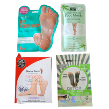 Foot Mask Lot Baby Foot Lavender Earth Therapeutics Hemp Seed Oil Epiell... - £20.65 GBP