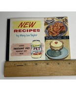 1955 Instant Pet Nonfat Dry Milk New Recipes by Mary Lee Taylor Recipe B... - $30.73