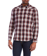 Lucky Brand Mens Red Plaid Western Button Down Shirt Sz XL XLarge 3258-4 - $51.38 CAD
