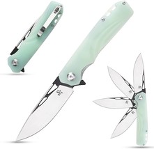 Sitivien ST141 Folding Knife,D2 Steel Blade G10 Handle Pocket Knife EDC Knife - £55.84 GBP