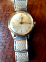 Vintage 1960s Bulova Swiss M5 Mens Gold Plated Wrist Watch, Serviced,#9 - $79.17