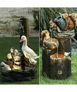Duck Family Garden Statue Ornament Figurine - $68.37 CAD