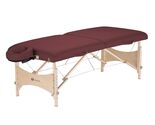 Burgundy Portable Massage Table with Adjustable Headrest and Carry Case - $706.70