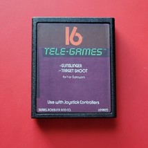 Gunslinger Atari 2600 7800 Sears 16 Tele Games Cleaned Works - $9.48