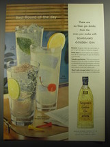 1956 Seagram&#39;s Golden Gin Ad - Best round of the day - £14.49 GBP
