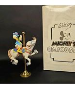 Willits Designs Disney Mickey&#39;s Carousel Figurine Donald Duck Butterfly ... - $702.57 MXN