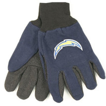 Los Angeles Chargers NFL Utility 2 Tone Gloves Work or Winter - £7.56 GBP