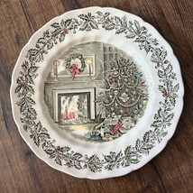 Johnson Bros. Vintage Merry Christmas Plate 10-1/2&quot; Dinner Plate - $1,014.95 MXN