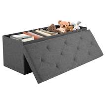 JHK Storage Stool with Foam Seats, Hidden Storage Box, Living Room Toy S... - $42.00+