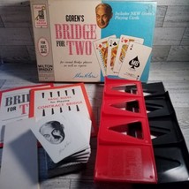Goren’s Bridge For Two Vintage Card Game Milton Bradley 1964 Complete  - £9.21 GBP