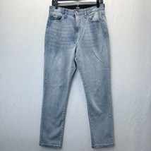 Lularoe Jeans Womens 28 US 6 8 High Rise Slim Straight Blue Denim Tummy ... - £30.53 GBP