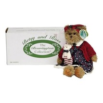 Vtg Bearington Collection Betsy &amp; Ross 14&quot; Patriotic Jointed Plush Teddy Bears - £21.11 GBP